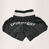 Short boxe brodé Noir Spirit Fight
