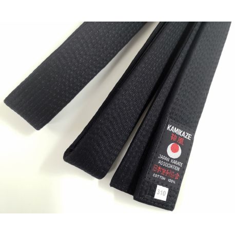 Ceinture Noire Karaté Kamikaze En Coton Premium – 330 Cm T7, Qualité Supérieure Pour Dan Confirmés