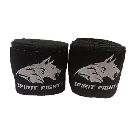 Bandes Boxe Noir 2,5 m Spirit Fight