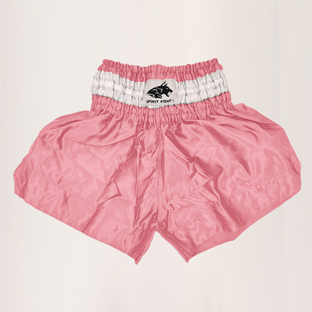 Short boxe brodé Rose Spirit Fight