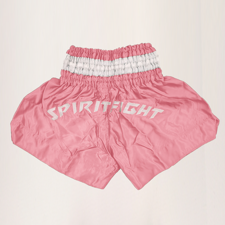 Short boxe brodé Rose Spirit Fight