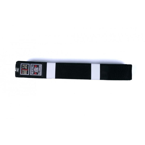Ceinture JJB noire piquée RINKAGE - Budo Spirit Ceinture JJB noire piquée RINKAGE - Budo Spirit