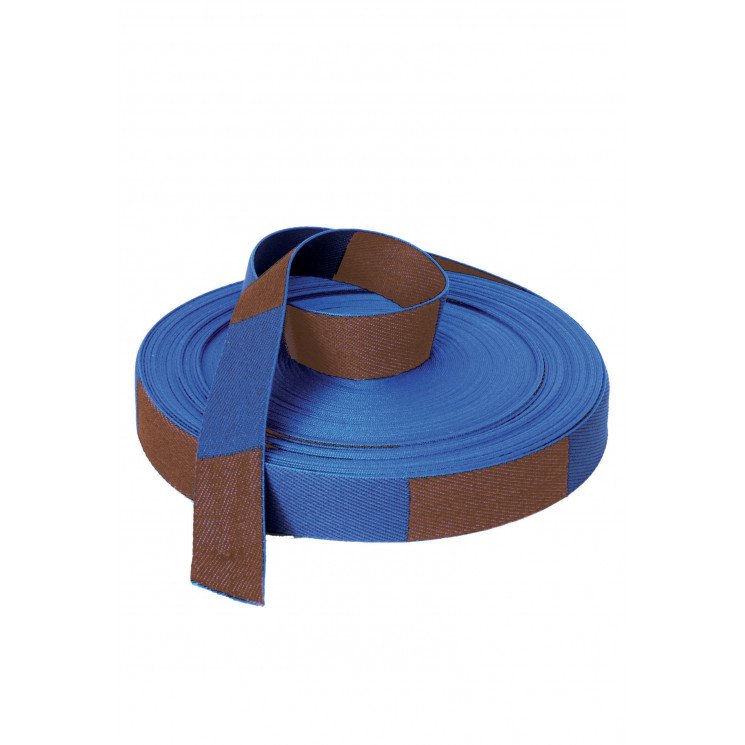 Rouleau de ceinture Judo Bicolore Bleu/Marron