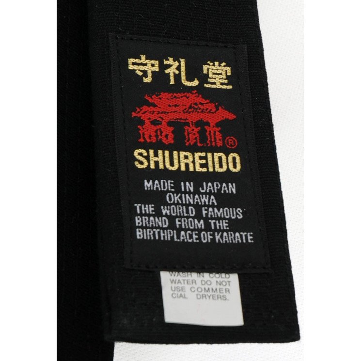 Ceinture Karaté Shotokan Ceinture Noire Shureido Ceinture Karate