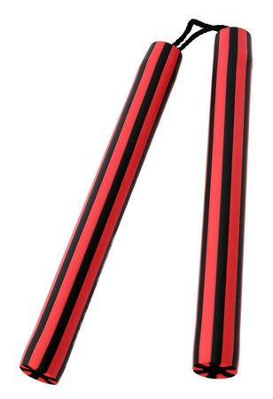 Nunchaku à Corde Mousse Rouge/Noir  BF